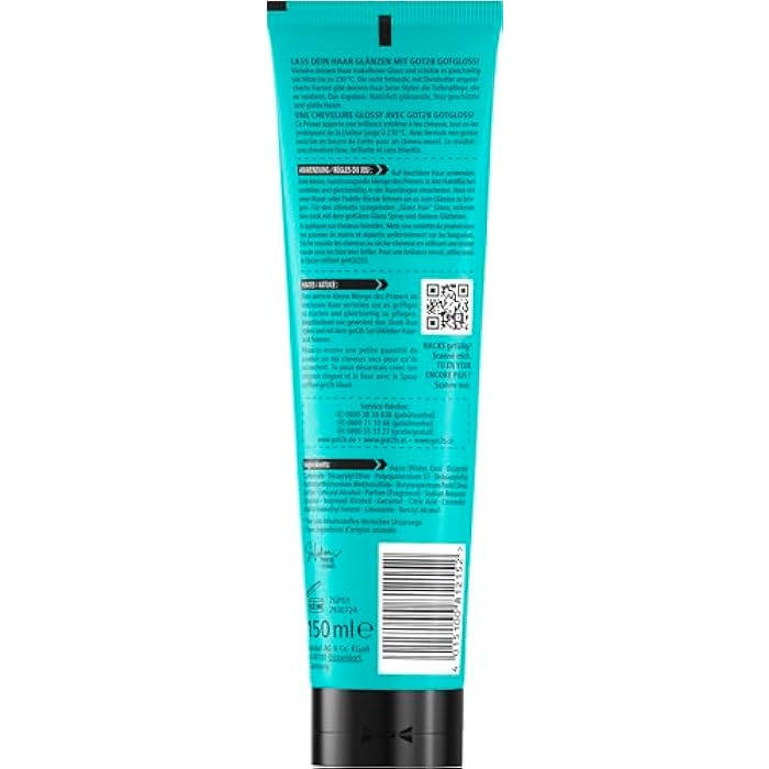 got2b Gloss Primer gotGloss (150 ml), Styling Cream with Anti-Frizz Formula Moisturises, Gives Natural Shine and Protects Against Temperatures up to 230 °C - Image 3